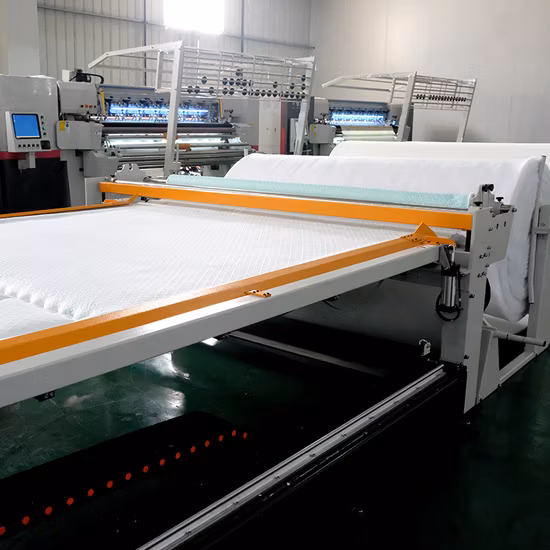 ダブルビームダブルヘッド連続キルティングマシン